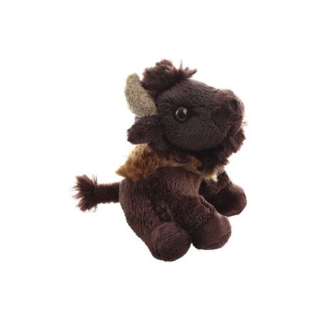 Plüsch Bison sitzend 13 cm ECO-FRIENDLY