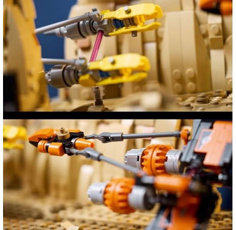 LEGO Star Wars 75380 - Závody kluzáků v Mos Espa – diorama