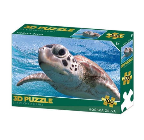 Puzzle 3D - Želva mořská