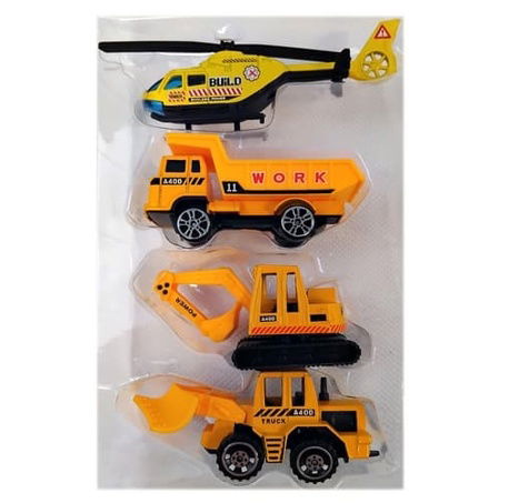 Bavytoy Garáž na autíčka s jeřábem