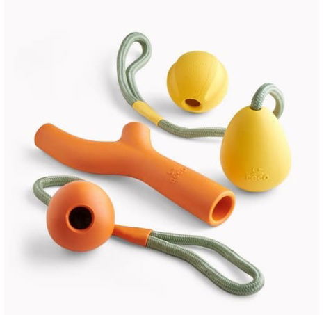 Beco Fetch Ball Hračka pro psy oranžová 6,5cm