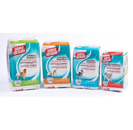SIMPLE SOLUTION Pleny pro psy 12ks XL