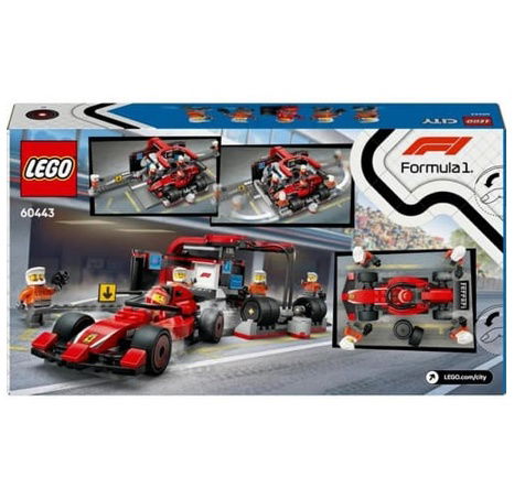 Lego City 60443 Zastávka v boxech F1® a personál s vozem Ferrari