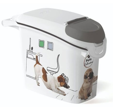 CURVER Kontejner na krmivo Vzor psi 15l/6kg