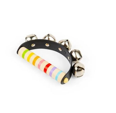 Bigjigs Toys Rolničky s dřevěnou rukojetí