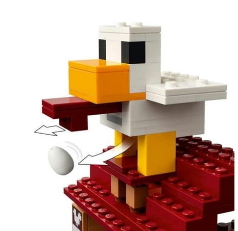 LEGO Minecraft 21273 Balón v podobě ďasa a útok na vesnici