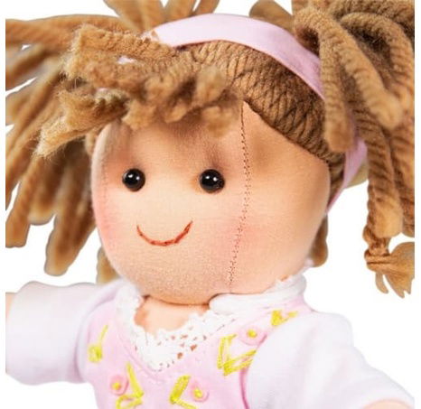Bigjigs Toys Látková panenka Rose 28 cm
