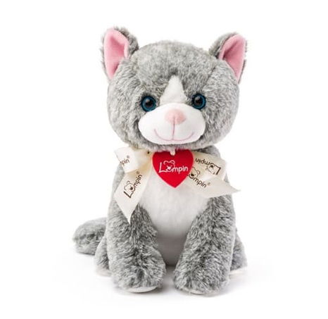 Kočka Madeleine tmavě šedá, 25cm