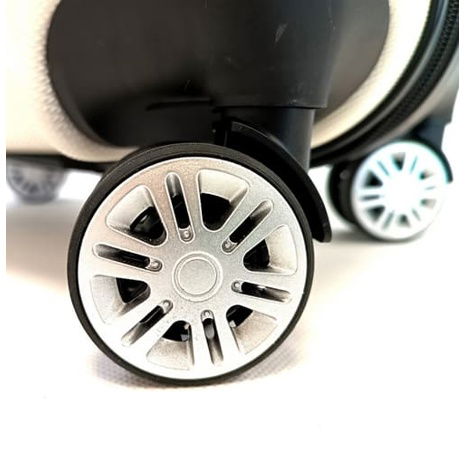 Bavy Cestovní kufr skořepinový 24" Diamond  White