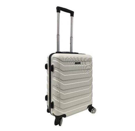 Bavy Cestovní kufr skořepinový 20" Ribs White