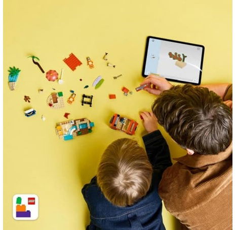 Lego Bluey 11202 Bluey a rodinný výlet autem na pláž