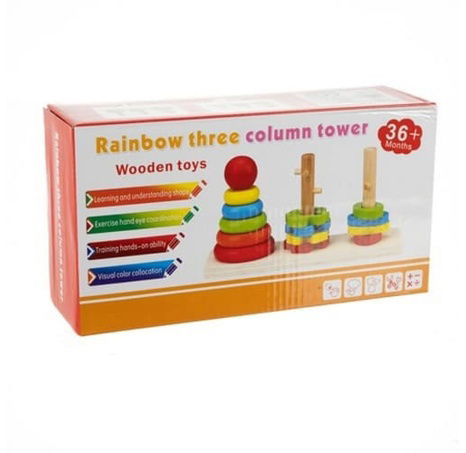 Dřevěná vkládačka 15 dílků