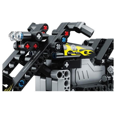 Stavebnice iM.MASTER motorka na zpětné natažení plast 183 dílků