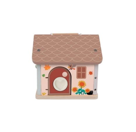 Dřevěná vkládačka dům 11ks