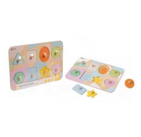 Dřevěná vkládačka geometrické tvary