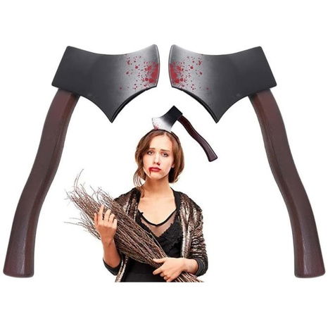 Halloweenská čelenka se sekerou