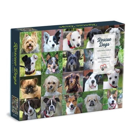 Galison Puzzle Psi z útulku 1000 dílků