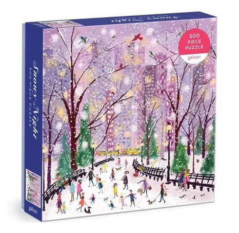 Galison Puzzle Sněhová noc 500 dílků