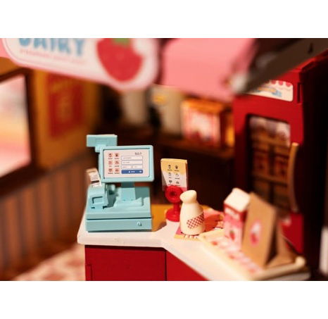RoboTime miniatura domečku Mléčný bar Strawberry