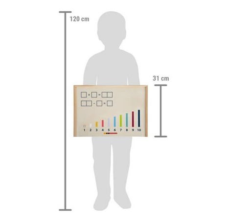 small foot Počítání v dřevěném boxu Educate