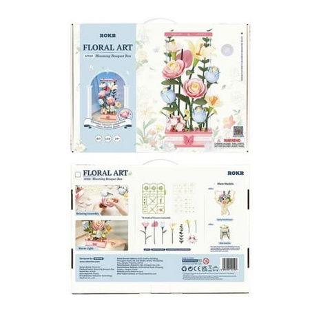 RoboTime 3D skládačka Květinový box