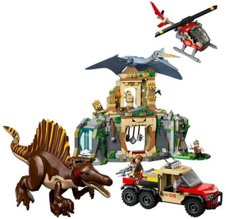 LEGO® Jurassic World 76976 Letecká mise se spinosaurem a quetzalcoatlem