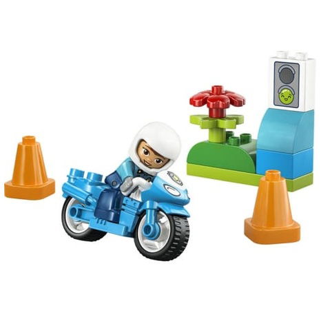 Lego Duplo 10471 Modrá policejní motorka