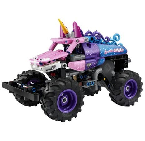 LEGO® TECHNIC 42220 Monster Jam™ Sparkle Smash™ s natahovacím motorem