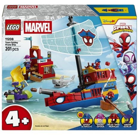 Lego Marvel 11208 Pirátská loď Spideyho týmu