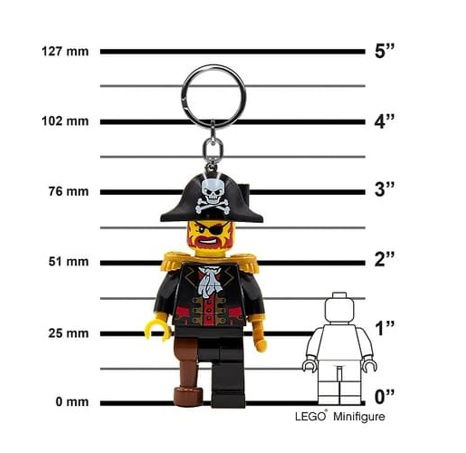 LEGO Iconic Kapitán Brickbeard svítící figurka