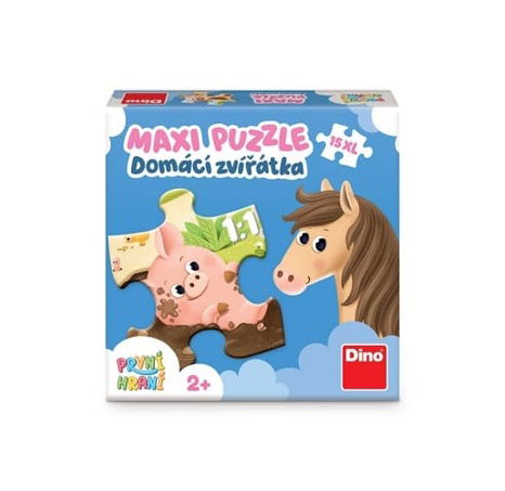 Dino První hraní: Domácí zvířátka 15 maxi Puzzle
