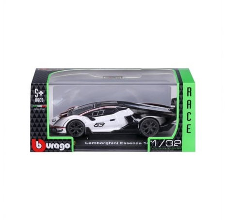Bburago - RACE, Lamborghini Essenza SCV12, bílá perleť-černá, 1:32