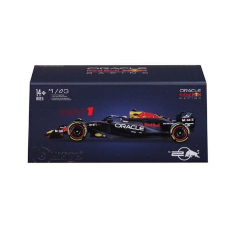 Bburago-RACE Formule F1 v dekorativním boxu, Oracle Red Bull Racing RB20 (2024), #1 Verstappen, 1:43