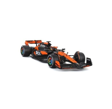 Bburago - RACE Formule F1 v dekorativním boxu, McLaren Team MCL38 (2024), 81# Oscar Piastr, 1:24
