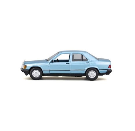 Bburago - Auta HOBBY, Mercedes-Benz 190 E 2.6, modrá metalíza, 1:24
