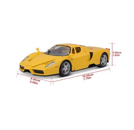 Bburago - RACE+PLAY, Enzo Ferrari, žlutá, 1:24