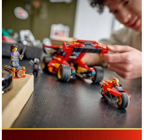 Lego Ninjago 71867 Kaiův červený bourák: 15 let NINJAGO