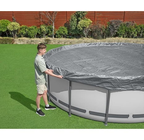 Prémiová krycí plachta na kruhový bazén s průměrem 457 cm
