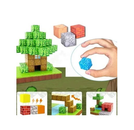 Magnetické stavebnice  World of Blocks 108 dílků
