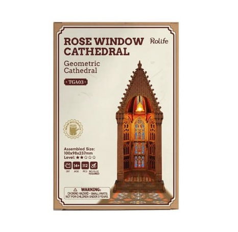 RoboTime 3D dřevěná skládačka Geometrická katedrála