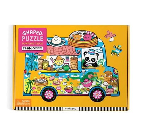 Mudpuppy Puzzle ve tvaru minibusu s občerstvením