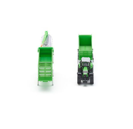 SIKU Farmer 1848 - Traktor Deutz se sadou přívěsů Joskin, 1:87