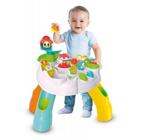 Clemmy baby - Veselý hrací stolek s kostkami a zvířátky