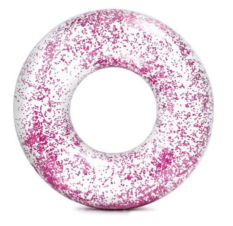 Plovací kruh Intex flitrový 119 cm