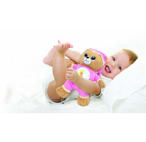 Teddybär Sleepy Pink mit Licht und Ton