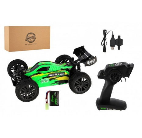 Teddies Auto RC Buggy Bonzai Jubatus geländegängig 30cm Kunststoff grün 2.4GHz