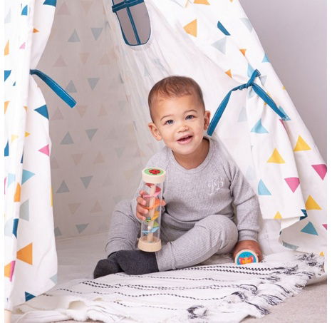 Bigjigs Baby Dešťová hůl Zahrada