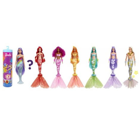 Barbie Color Reveal duhová mořská panna