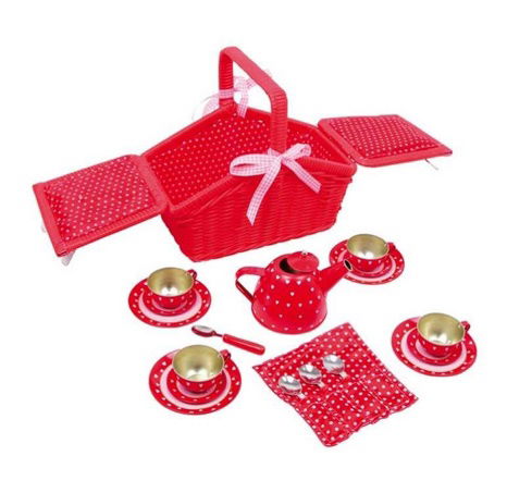 Small Foot Piknikový červený koš Sarah