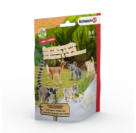 Schleich 87983 Überraschungsbeutel - Afrikanische Tiere XS, Serie 4